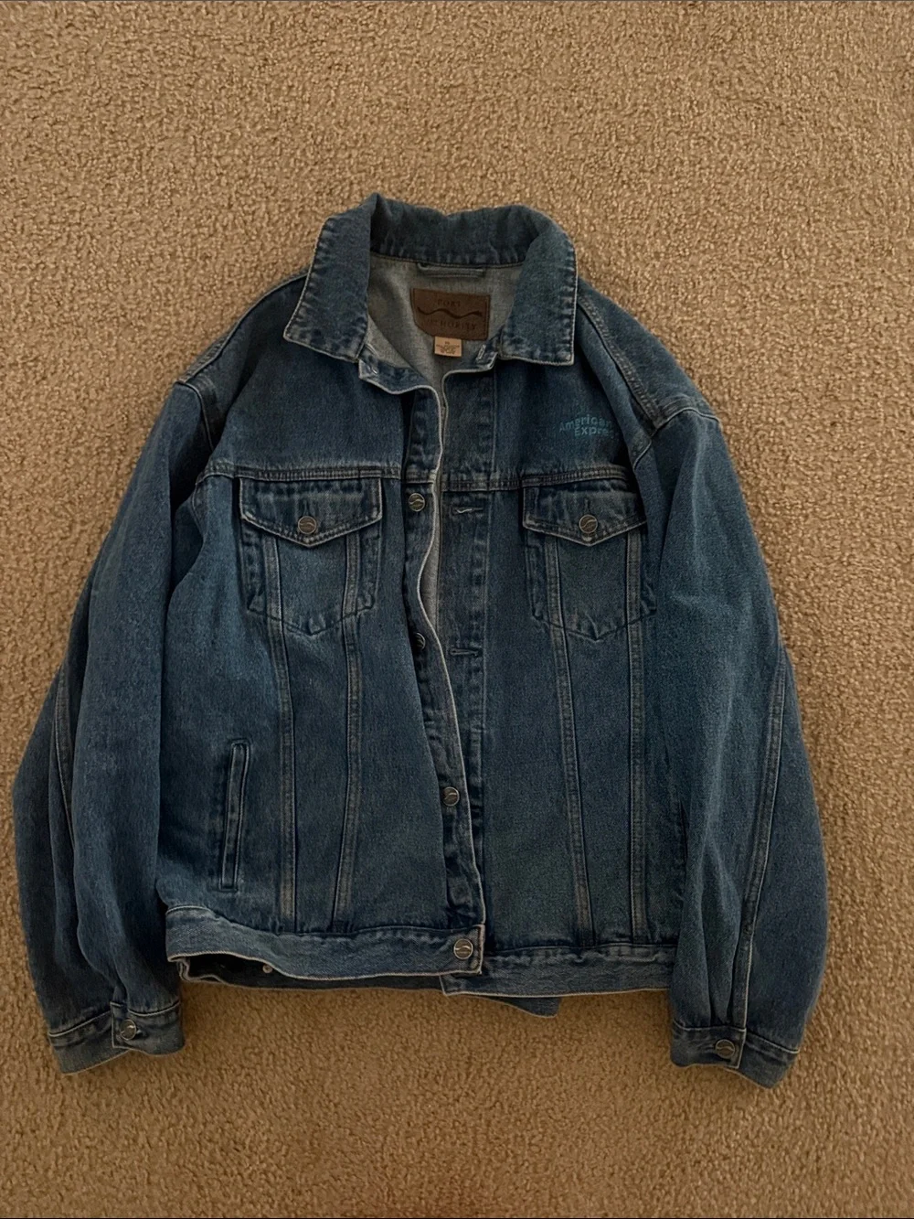 Port Authority Blue Denim Shirt Jacket - Men's Lightweight Trucker
